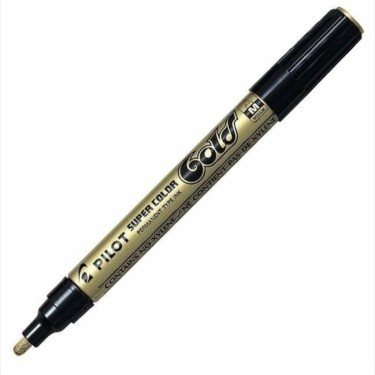 4902505088025 Rotulador permanente oro punta M - P 1