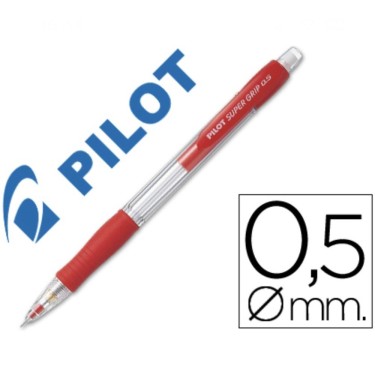 4902505154294 Portaminas Supergrip H185SL rojo - P 1