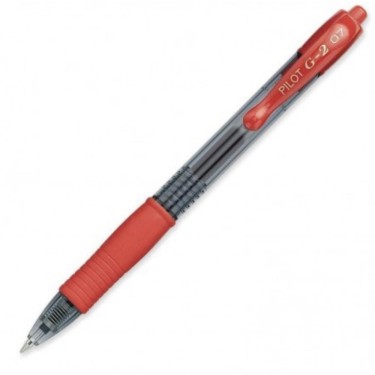 4902505163173 Bolígrafo G-2 0,7 mm rojo – Pilot 1