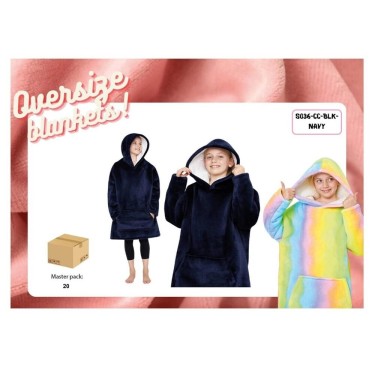 5056503809782 Bata con capucha azul kids 60×70 cm  1
