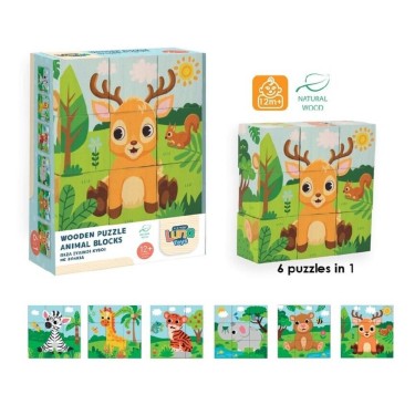 5205698719042 Puzzle madera block animales 6 en 1  1