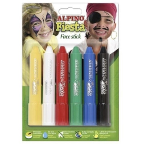 Pack maquillaje en barra stick Blíster 6 barras ALPINO