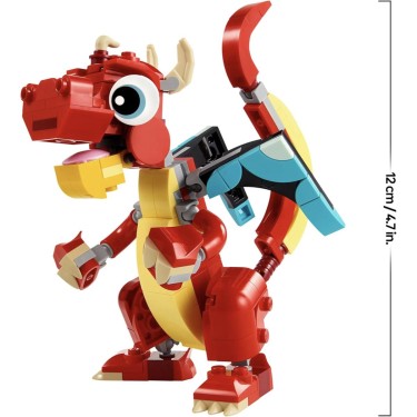 5702017584942 (3) Juego de construcción Dragón roj 3