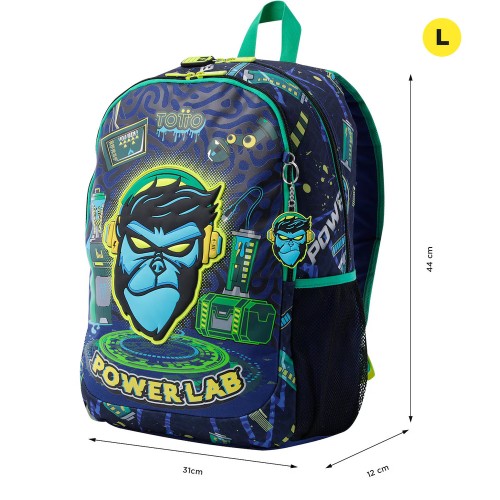 MOCHILA JUNIOR KONG LABORATORIO  TOTTO