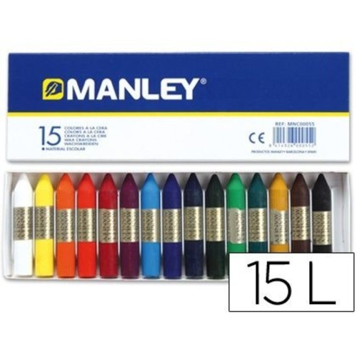 Cera 15 colores Manley