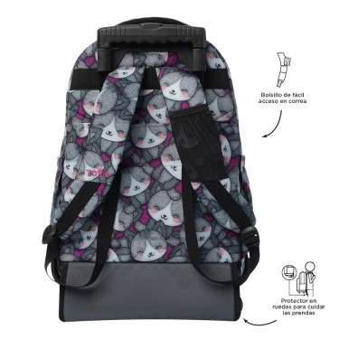 7704758345484 (3) Mochila Ruedas Renglones Gatos – 3