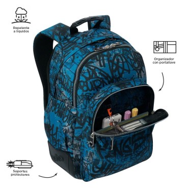 7704758345736 (2) Mochila Escolar Rayol Grafitti A 2
