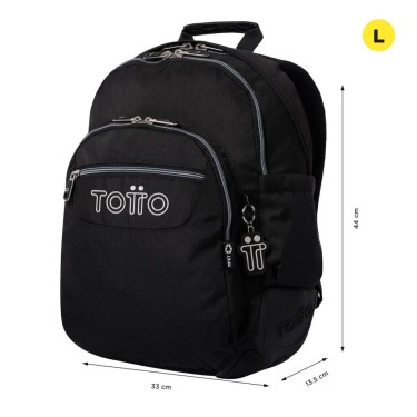 7704758805544 (2) Mochila escolar negra – Totto 3