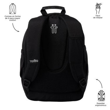 7704758805544 (3) Mochila escolar negra – Totto 4
