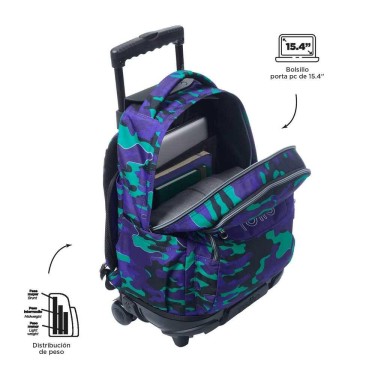 7704758842976 (4) Mochila carro camuflaje azul - T 4