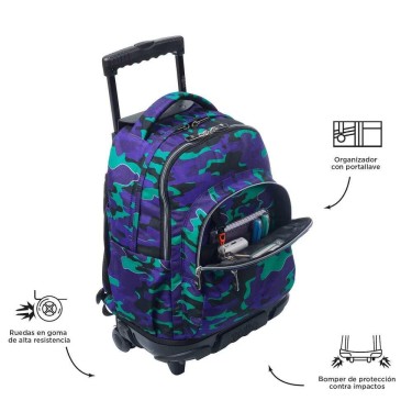 7704758842976 (5) Mochila carro camuflaje azul - T 5