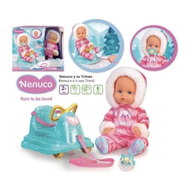 8056379151722 Muñeca bebé con trineo invernal – Ne 1