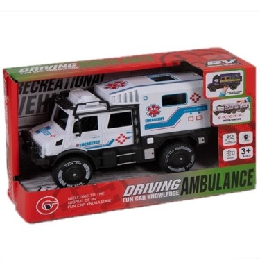 8349000398925 Camión ambulancia luces y sonido - R 1