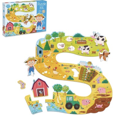 8410446531761 (2) Puzzle XXL granja 17 piezas – Go 2