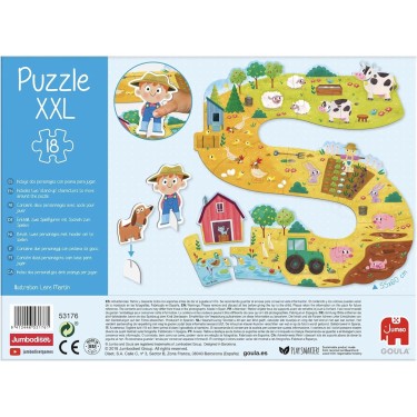 8410446531761 (3) Puzzle XXL granja 17 piezas – Go 3