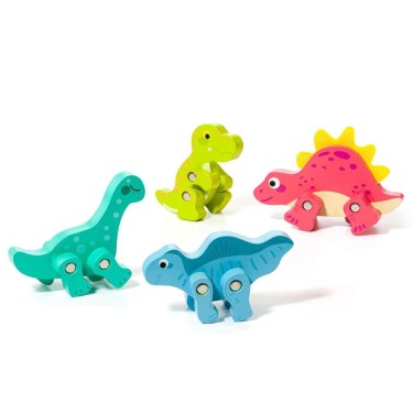 8410963212952 (3) Set dinosaurios de madera – Molt 3