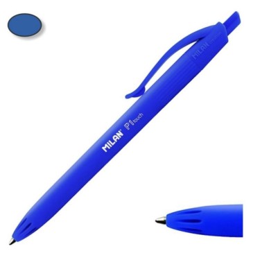 8411574036654 Bolígrafo P1 Touch 1 mm azul – Milan 1
