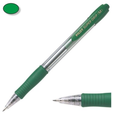 8411574110828 Bolígrafo Supergrip verde - Pilot 1