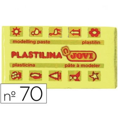 8412027006880 Plastilina 50 g Amarillo claro - JOV 1