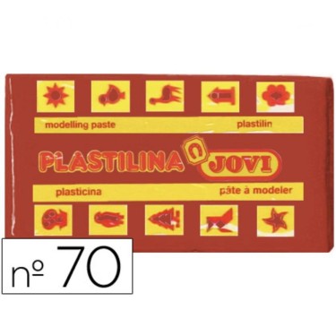 8412027006958 Plastilina 50 g Marrón - JOVI 1