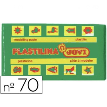 8412027006965 Plastilina 50 g Verde claro - JOVI 1