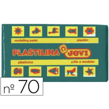 8412027006972 Plastilina 50 g Verde oscuro - JOVI 1