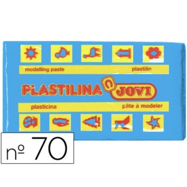 8412027006989 Plastilina 50 g Azul claro - JOVI 1