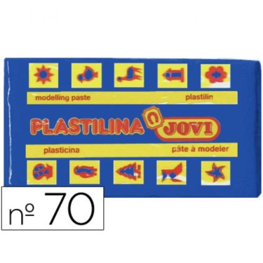 8412027006996 Plastilina 50 g Azul oscuro - JOVI 1