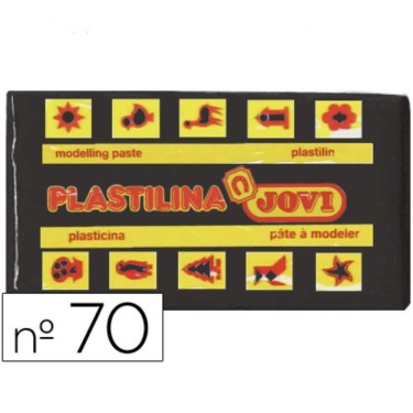 8412027007016 Plastilina 50 g Negro - JOVI 1