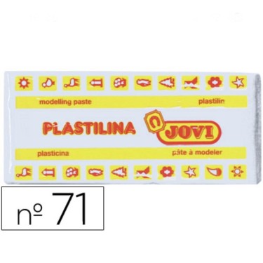 8412027007085 Plastilina 150 g Blanco - JOVI 1