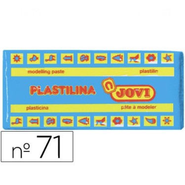 8412027007191 Plastilina 150 g Azul claro - JOVI 1