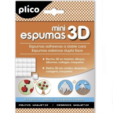 8412663017646 Mini espumas adhesivas 3D Blue-Tack  1