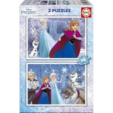 8412668168527 Puzzle Frozen 2×48 piezas · Educa 1