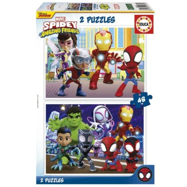 8412668196780 (1) Puzzle Spidey y Amigos 2×48 piez 1