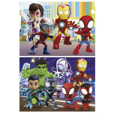 8412668196780 (2) Puzzle Spidey y Amigos 2×48 piez 2