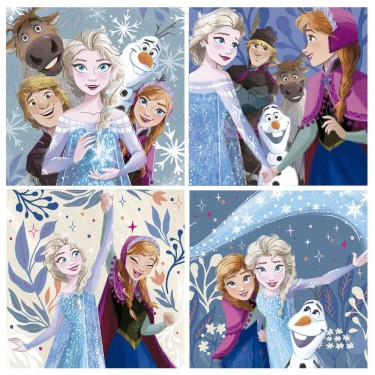 8412668197350 (2) Puzzle Progresivo Frozen 4 en 1  2
