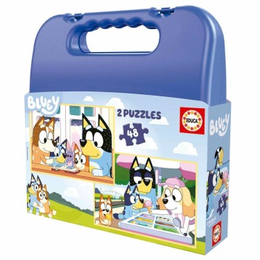 8412668198319 (2) Puzzle Maleta Bluey 2×48 piezas  2