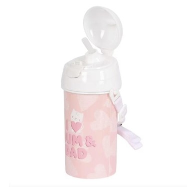 8412688509362 Botella con caña Gato blanco - Safta 1