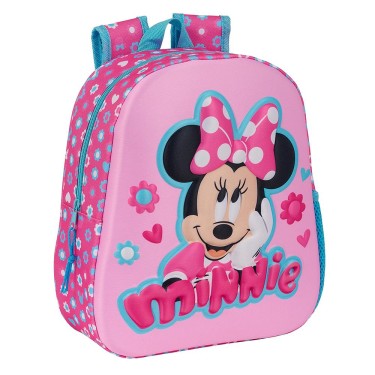 8412688552832 (1) Mochila escolar 3D Minnie Mouse  1