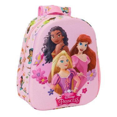 8412688552986 (1) Mochila escolar 3D Princesas – S 1