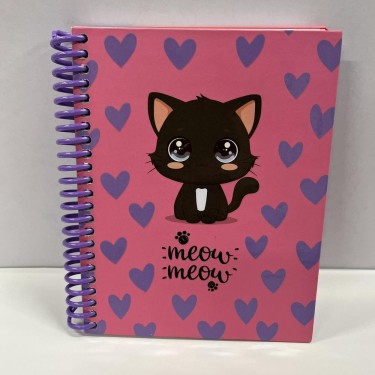 8412885246756 Cuaderno separador A6 Gato Negro – S 1
