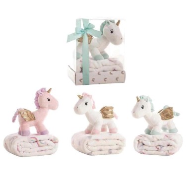 8422802999030 (1) Peluche unicornio con manta cora 1