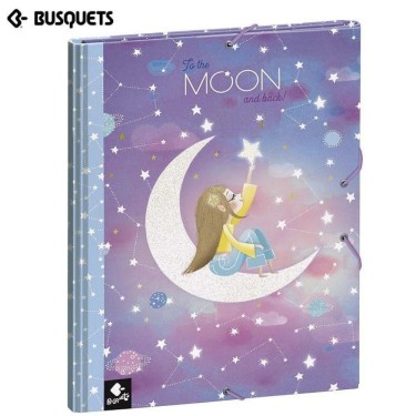 8422829669435  Carpeta cartón con gomas Niña Luna  1