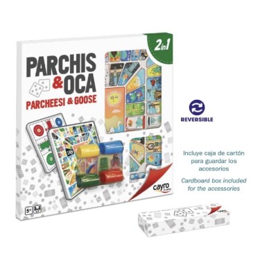 8422878100958 (1) Tablero Parchís-Oca Madera 40×40 1