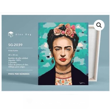 843123418474 Pintar por numeros Frida kahlo Roymar 1