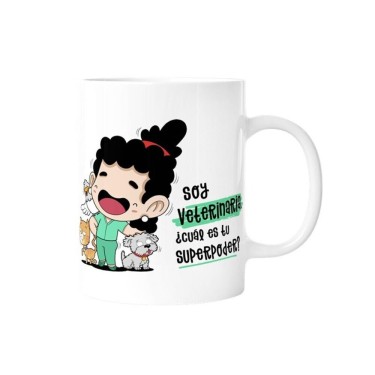 8435458062027 Taza “Soy veterinaria, ¿cuál es tu s 1