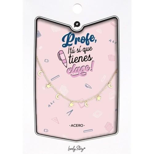 8435458084036 Pulsera acero dorado estrellas y lun 1