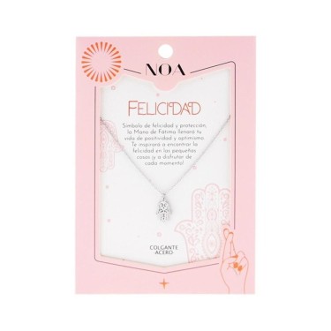 8435458088430 Colgante de acero plateado “Felicida 1