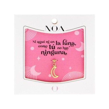 8435458090471 Charms Acero Dorado Luna - Lovely St 1