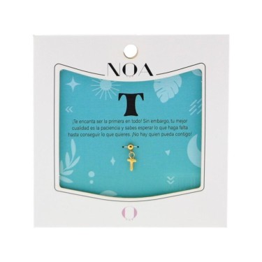 8435458091324 Charms Acero Dorado Letra T - Lovely 1